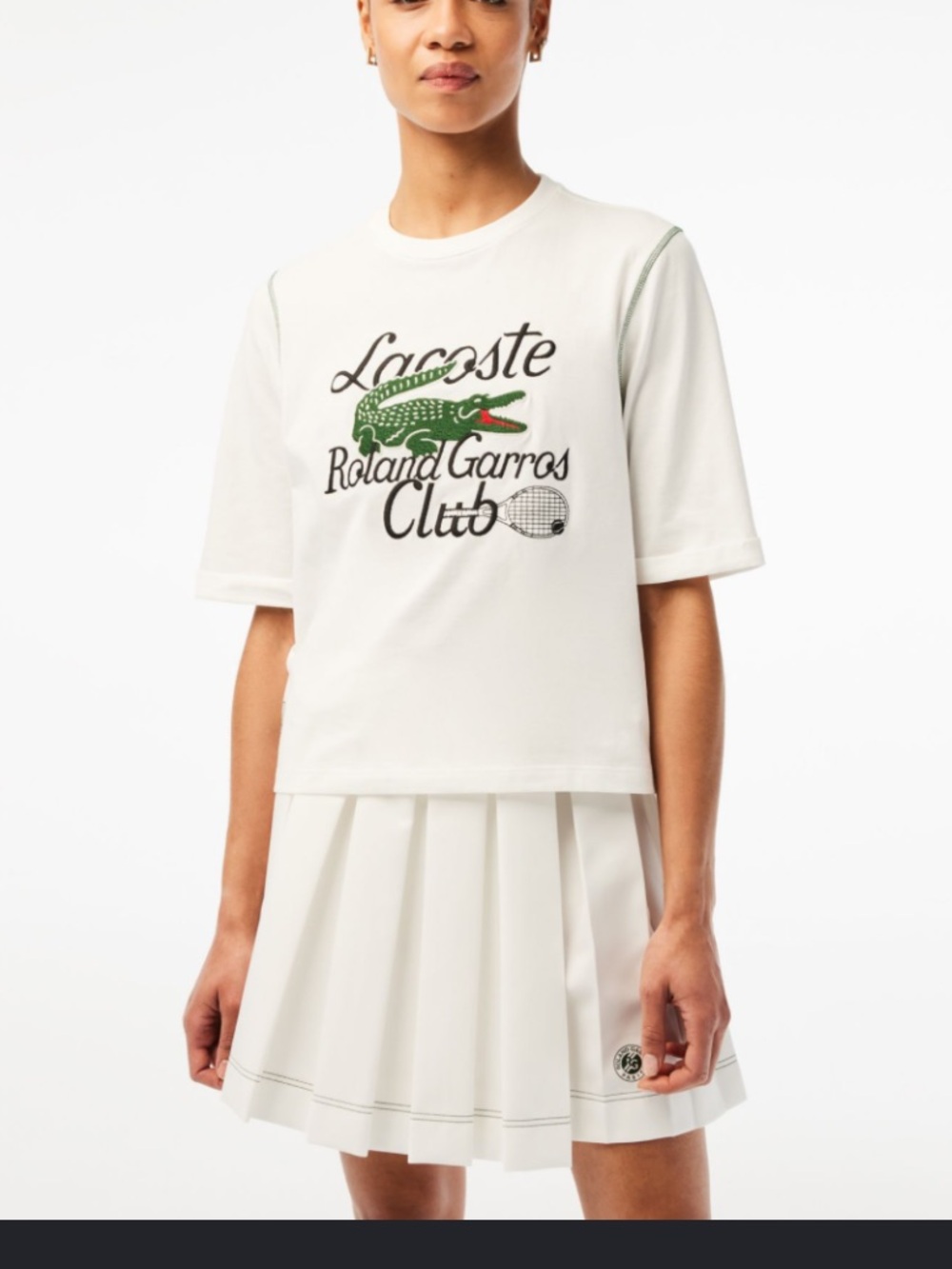 NWOT Lacoste Roland Garros Graphic Tee